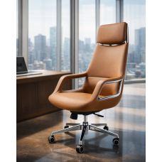 ADMIRE Premium High Back Executive Office Chair with Aluminium Base